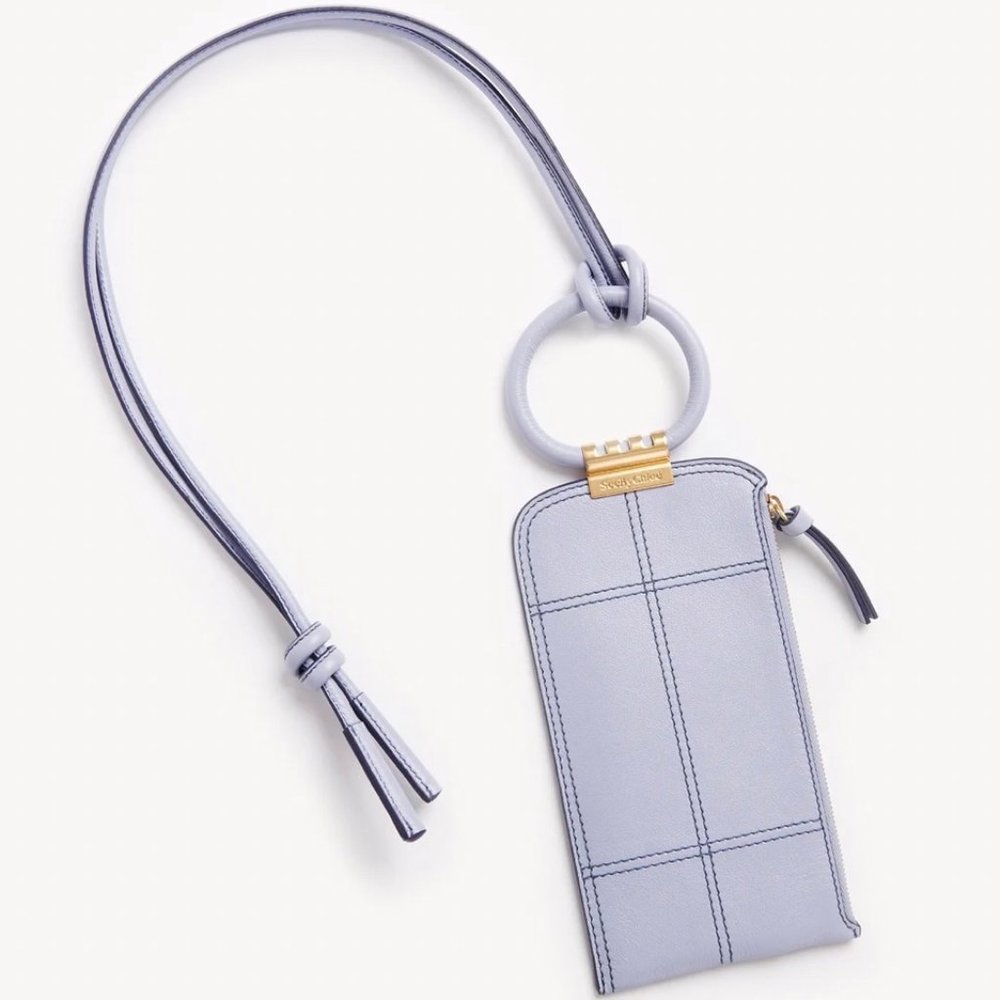 See by Chloé Eleonora Leather Phone Wallet Holder NWT